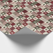 カントリークリスマラッピング紙 ラッピングペーパー (角)