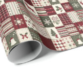 カントリークリスマラッピング紙 ラッピングペーパー (ロールコーナー)