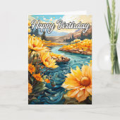 カントリークリークインアーリー春 | ハッピーバースデー カード (正面)