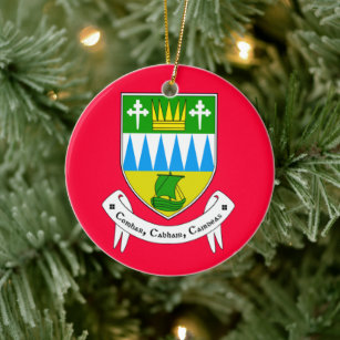 カントリーケリーアイルランドクリスマス装飾 セラミックオーナメント