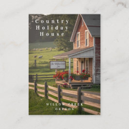 カントリーゲストハウスビジネスカード 名刺