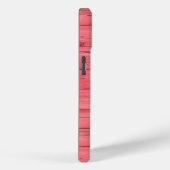 カントリーコアな赤いフェイクウッドハートと虹と蜂の信仰デザイン Case-Mate iPhoneケース (裏面 / 右)
