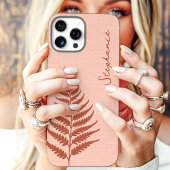 カントリーコア テラコッタ 森のシダ オーダーネーム Case-Mate iPhoneケース