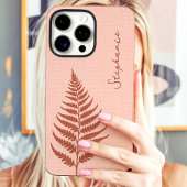 カントリーコア テラコッタ 森のシダ オーダーネーム Case-Mate iPhoneケース