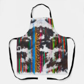 カントリーコウィドサンタフェストライプーズ エプロン (正面)