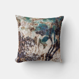 カントリーコットンシルエットデザイントープ付きバック クッション