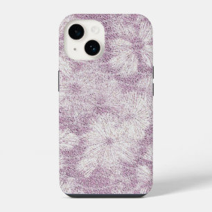 カントリーコテージのベルベットのようなライラックデイジー iPhone 14ケース