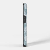カントリーコテージのベルベットブルーデイジー iPhoneケース (右側面)