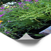 カントリーコテージフロントサマーガーデン ポスター (角)