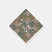 カントリーコテージフロントドアマットコテージコア スタンダードカクテルナプキン (角)