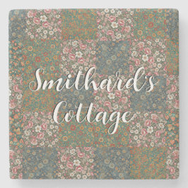 カントリーコテージフロントドアマットコテージコア ストーンコースター