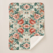 カントリーコテージフローラシェルパブランケット シェルパブランケット (正面)