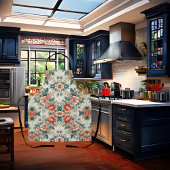 カントリーコテージフローラルパターン エプロン