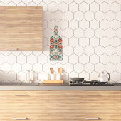 カントリーコテージフローラルパターン カッティングボード