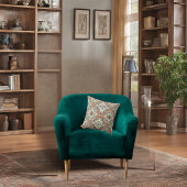 カントリーコテージフローラルパターン クッション