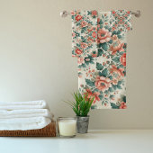 カントリーコテージフローラルパターン バスタオルセット