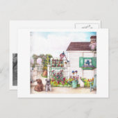 カントリーコテージペット葉書 ポストカード (正面/裏面)