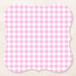 カントリーコテージ ピンク プラッド ペーパーコースター