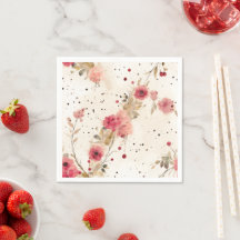 カントリーコテージ フローラル ペーパーナプキン