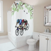 カントリーサイクリング シャワーカーテン (インサイチュ)