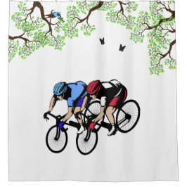 カントリーサイクリング シャワーカーテン