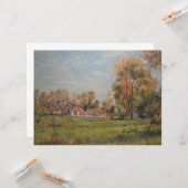 カントリーサイドのまわりにラグニー（フランス） （農村風景） カード (正面/裏面インサイチュ)