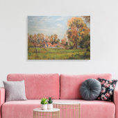 カントリーサイドのまわりにラグニー（フランス） （農村風景） キャンバスプリント (インサイチュ (リビング))