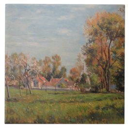 カントリーサイドのまわりにラグニー（フランス） （農村風景） タイル