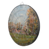 カントリーサイドのまわりにラグニー（フランス） （農村風景） ダーツボード (正面右)