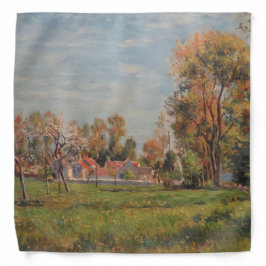 カントリーサイドのまわりにラグニー（フランス） （農村風景） バンダナ