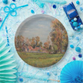 カントリーサイドのまわりにラグニー(フランス) (農村風景) ペーパープレート (パーティー)