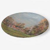 カントリーサイドのまわりにラグニー(フランス) (農村風景) ペーパープレート (アングル)