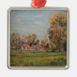 カントリーサイドのまわりにラグニー（フランス） （農村風景） メタルオーナメント