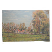 カントリーサイドのまわりにラグニー(フランス) (農村風景) 枕カバー (正面右)