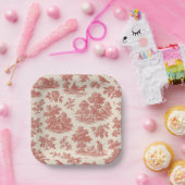 カントリーサイドのウィスパーズ – レッドトワール紙プラット ペーパープレート (パーティー)