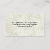 カントリーサイドの家畜のロゴ |農地 名刺 (裏面)