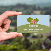 カントリーサイドの漫画の家 – 実在エステートエージェント 名刺