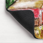 カントリーサイドオールドレッドバーンマウスパッド マウスパッド (コーナー)