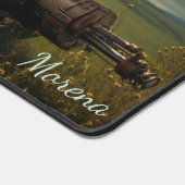 カントリーサイドスチームパンクアドベンチャー威厳のある – ライド デスクマット (コーナー)