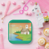 カントリーサイドハウスバイザレイク ペーパープレート (パーティー)