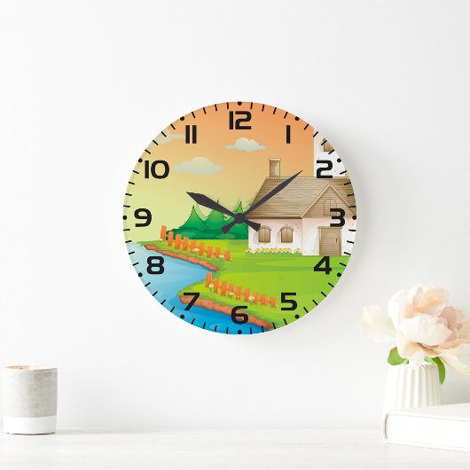 カントリーサイドハウスバイザレイク ラージ壁時計