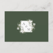 カントリーサイドマナーウェディングRSVP エンクロージャーカード (裏面)