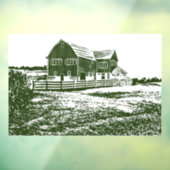 カントリーサイドランドスケープスタイルファームハウス ウィンドウサイン (シート3)