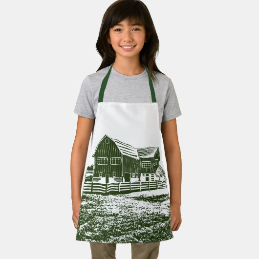 カントリーサイドランドスケープスタイルファームハウス エプロン (インサイチュ)