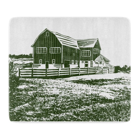 カントリーサイドランドスケープスタイルファームハウス カッティングボード (正面)