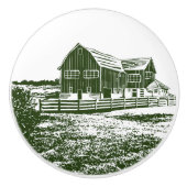 カントリーサイドランドスケープスタイルファームハウス セラミックノブ (正面)