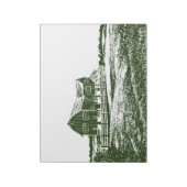 カントリーサイドランドスケープスタイルファームハウス ノートパッド (回転)