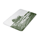 カントリーサイドランドスケープスタイルファームハウス バスマット (アングル)