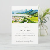カントリーサイドレイクビレッジランドスケープブライダルシャワー 招待状 (スタンド正面)