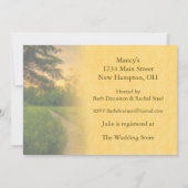 カントリーサンセットブライダルシャワー 招待状 (裏面)